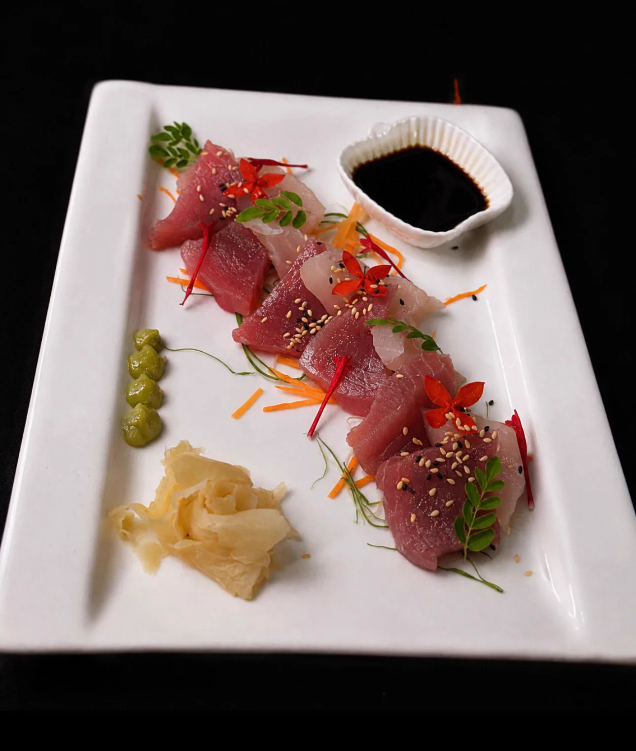 Sashimi de pescado del día