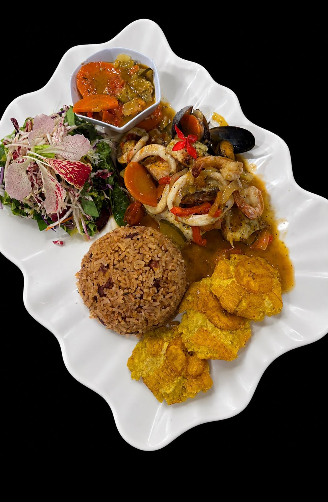 Rice & Beans  de mariscos